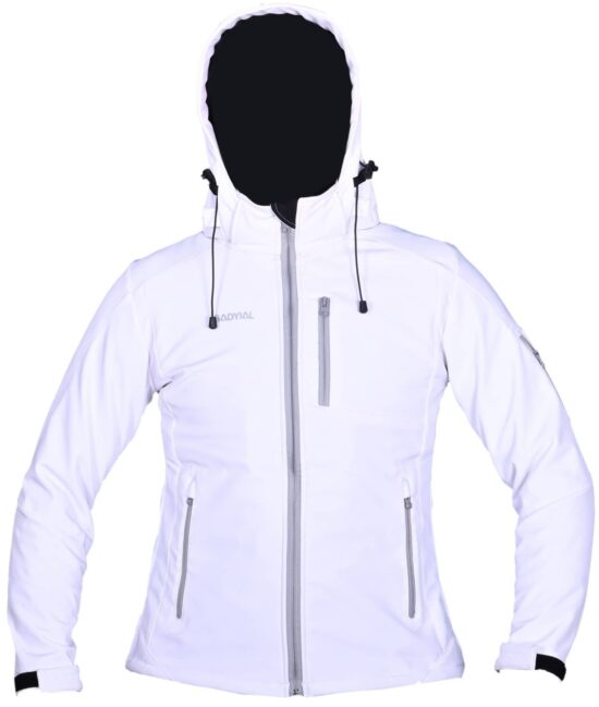 Woman White Soft Shell Jacket