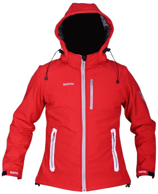 Woman Red Soft Shell Jacket