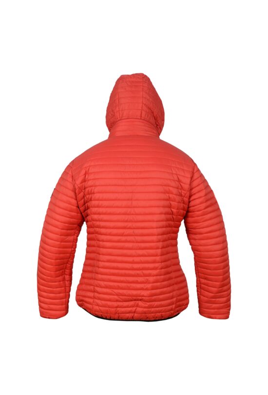 Woman Nylon Red Puffer Jacket